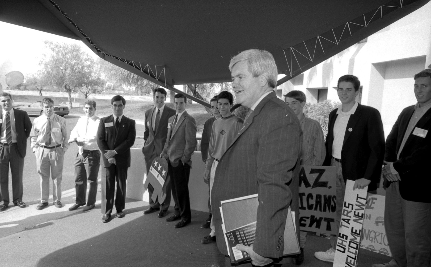 Newt Gingrich in Tucson